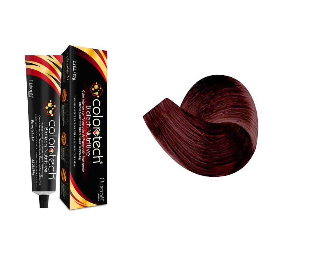 COLOR TECH 4.62 CASTAÑO ROJIZO NACARADO 90G