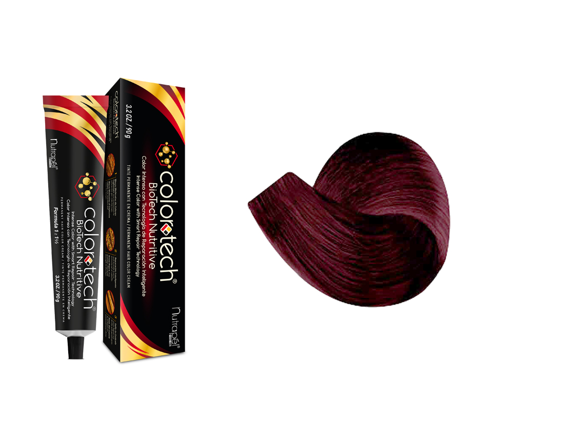 COLOR TECH 4.65 CASTAÑO ROJIZO CAOBA 90G