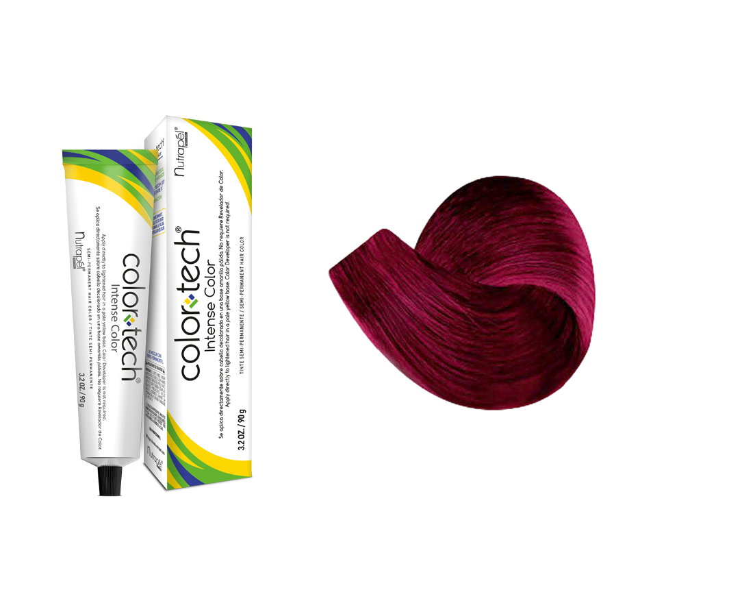 COLOR TECH SEMI-PERMANENTE ROJO/RED 90G