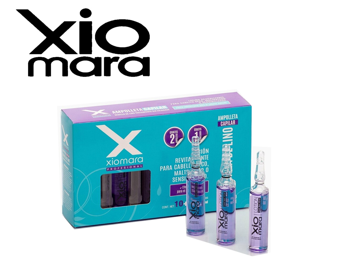 AMPOLLETA SEMILLA DE LINO S/E XIOMARA 12 PZ D 10ML