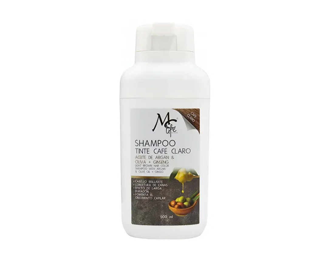 MC LIFE SHAMPOO TINTEE CAFE CLARO 500ML