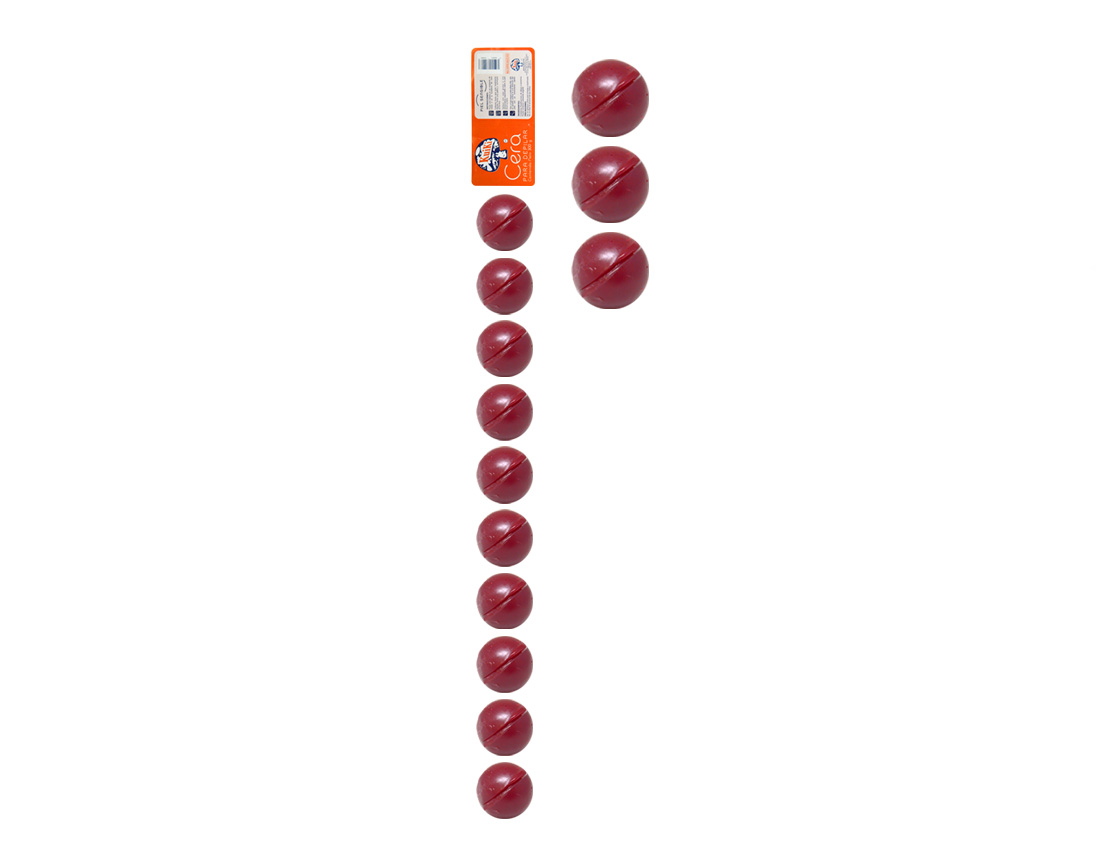 CERA BOLITA ROJA PIEL SENSIBLE 30GR C/10PZS