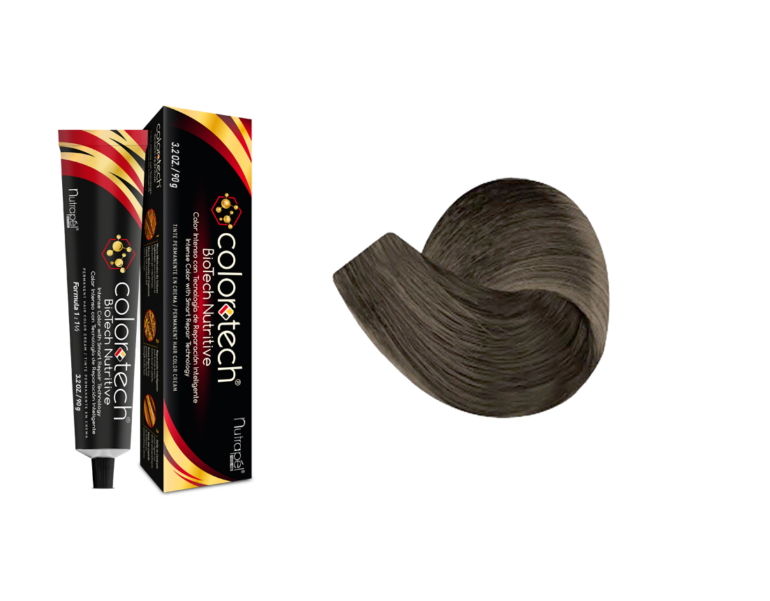 COLOR TECH 6.1 RUBIO OBSCURO CENIZO 90G