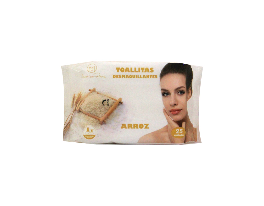 TOALLITAS DESMAQ C/ AROMA  ARROZ C/25PZ 99085 (48)