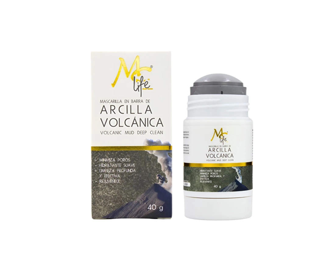 MC LIFE MASCARILLA BARRA D/ ARCILLA VOLCANICA 40GR